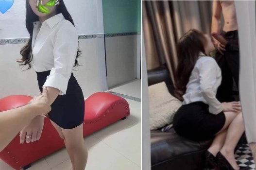 Giám đốc và trưởng phòng đi mua vui gặp ngay cô thư ký
